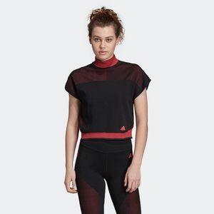 Adidas Primeknit  LTE cropped tee small